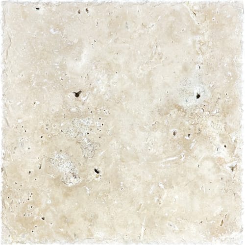 Travertine by Florida Tile - Ivory Chiseled Edge 8X8