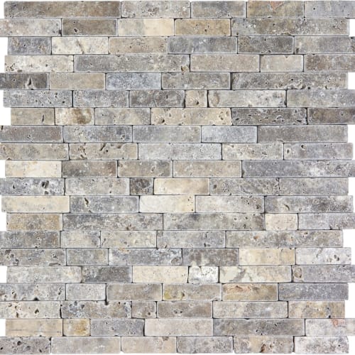 Travertine by Florida Tile - Silver Ash Tumbled Rsp5/8