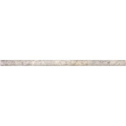 Travertine by Florida Tile - Silver Ash Filled & Honed Mr5/8X12
