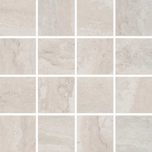 Ivory 3X3 Matte Mosaic