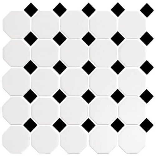 CC Mosaics Collection by Trends - Snow White & Black