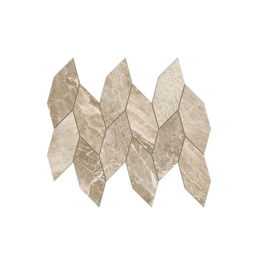 Taupe Leaf Mosaic