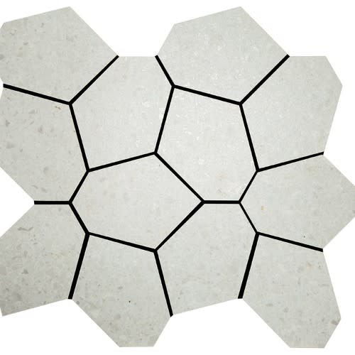 Glacier Mosaic 13"X15" Polygon