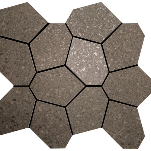 Mink Mosaic 13"X15 "Polygon