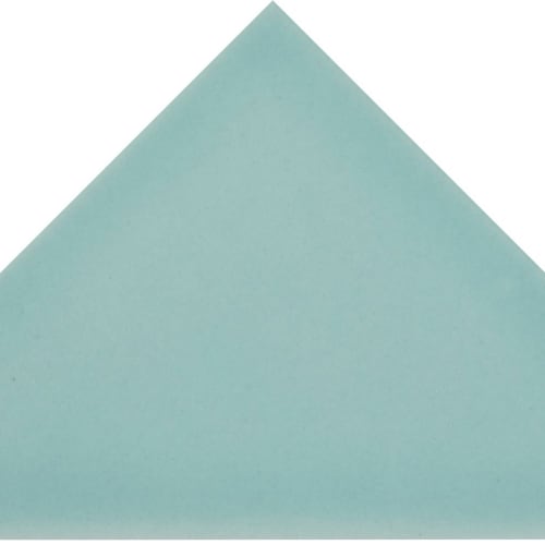 Soft Teal Mosaic 6"X6" Triangle