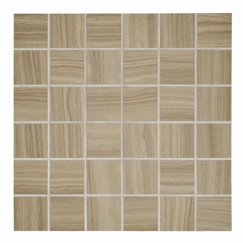 Java Joint by Crossville - Flat White Mosaic 2"X2"