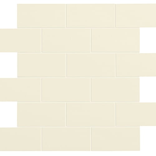 Retroactive 2.0 by Crossville - Empress White Mosaic 2"X4"