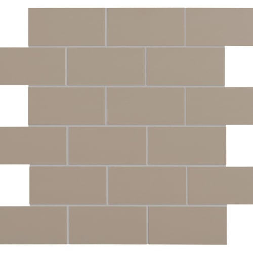 Seal Taupe Mosaic 2"X4"