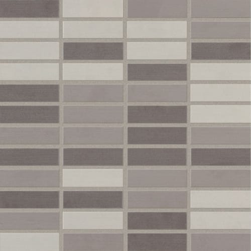 Cool Grays Linear Mosaic 1"X3"