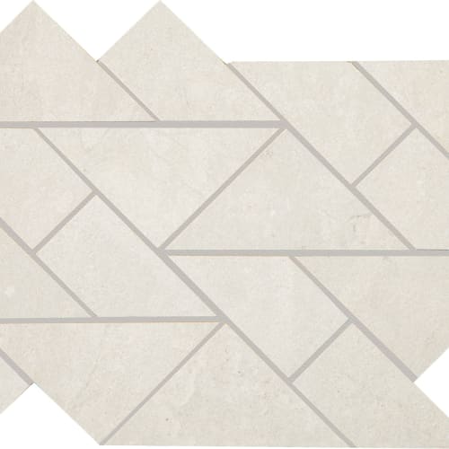 Velho White Mosaic 1"X2"