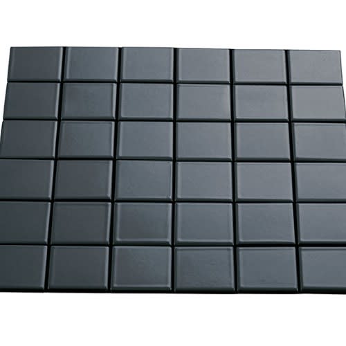 Multiplier by Crossville - Dark Grey Square Mosaic 2"X2" Matte