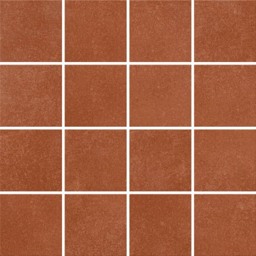 Color Blox 2.0 by Crossville - Cayenne Mosaic 3"X3"