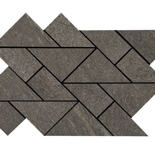 Owen Stone by Crossville - Sable Triangle Mosaic 8 1/2"X14 1/2"