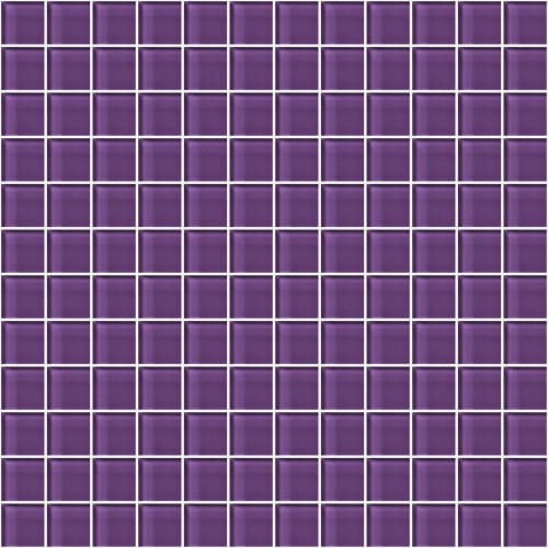 Glass Blox by Crossville - Grape Sparkle 1"X1"