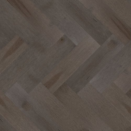 Admiration Engineered - Maple by Mirage - Charcoal - 5" Herringbone Engraved