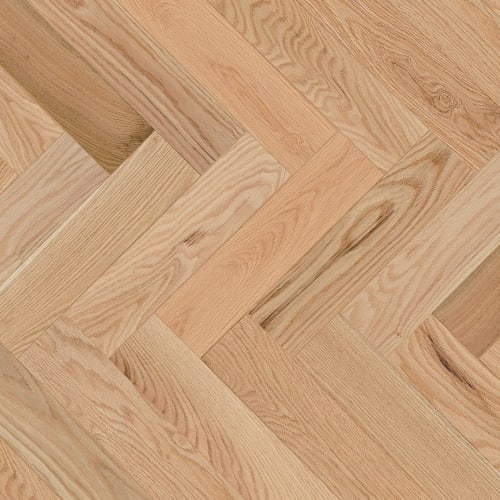 Red Oak - 5" Exclusive Brushed Herringbone