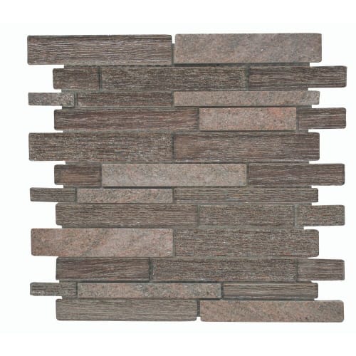 Galaxy by Merola Tile - Brown Brick