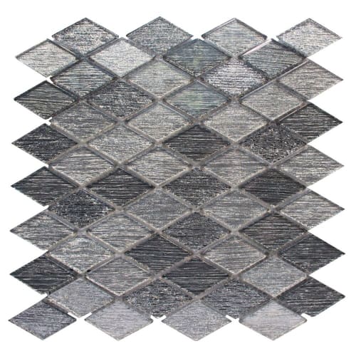 Galaxy by Merola Tile - Silver Rhombus