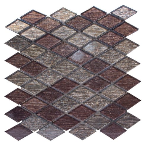 Galaxy by Merola Tile - Bronze Rhombus