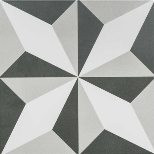 Estrella by Merola Tile - Negro