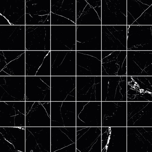 Mosaic Pietra - Square by Decovita - Black