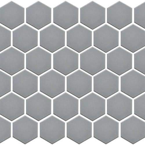 Back to Basics by Virginia Tile - Silver Mosaic Hexagon