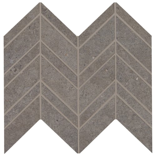 Dark Gray Mosaic Chevron