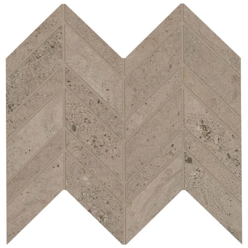 Taupe Mosaic Chevron