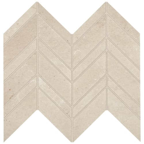 White Mosaic Chevron