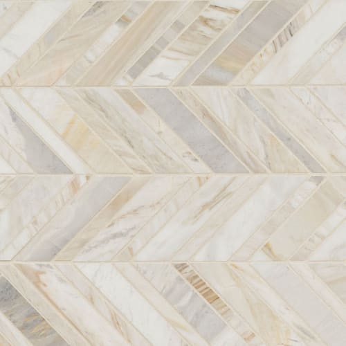 Athena Gold by Msi Stone - Athena Gold Chevron Pattern Honed