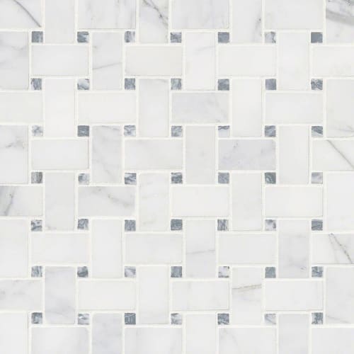 Calacatta Cressa by Msi Stone - Calacatta Cressa Basketweave Honed