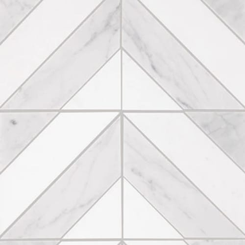 Perfit Mosaix by Dal-Tile - Saran White & Thassos Dash