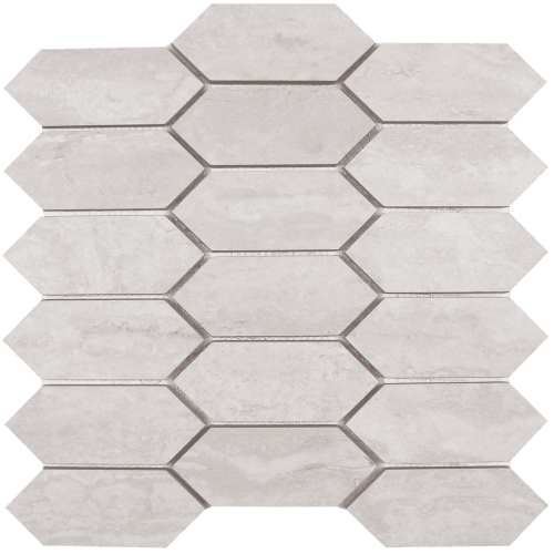 Ivory 2X5 Picket Matte Mosaic