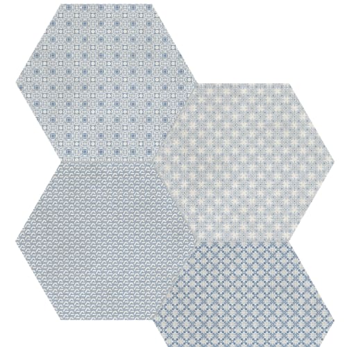 Tapestri by B&F Ceramics - Denim Hex Blend