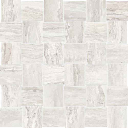 Precept by Anatolia - Ivory 2X2 Basketweave Mosaic