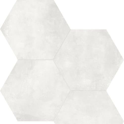 Form by B&F Ceramics - Ivory Hexagon Pressed Matte