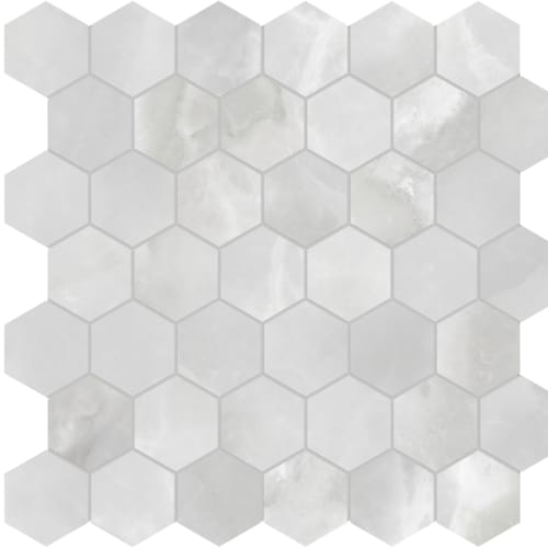 Onyx Cristallo Hexagon Polished