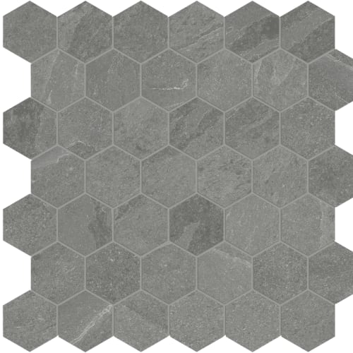 Chromium 2In Hexagon Mosaic Matte