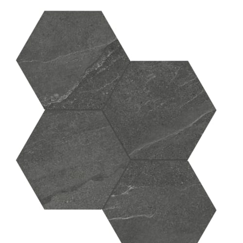 Nord by Anatolia - Carbon 6In Hexagon Mosaic Matte