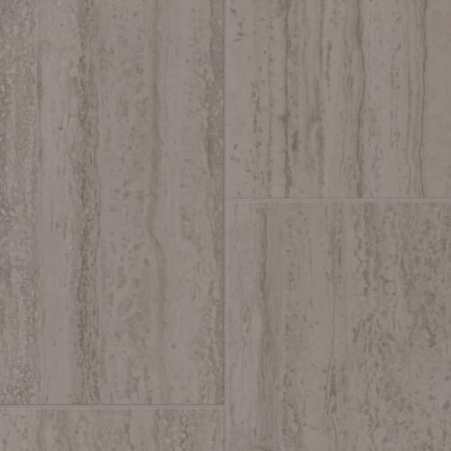 Tritontuff by Tarkett - Travertine Tile Reflects Grey