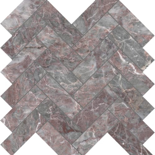 Herringbone Mosaic Honed