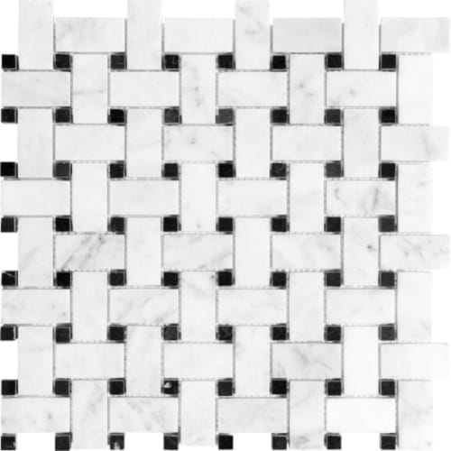 Bianco Venatino by Anatolia - Basketweave Polished