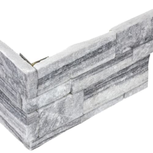 Ledger Stone by Anatolia - Nordic Crystal 6X18 Assembled Corner