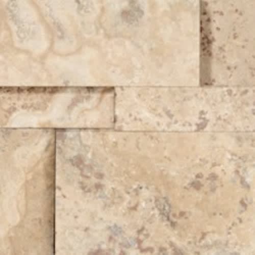 Picasso Travertine 6X24 Cubic Wall Panels Honed