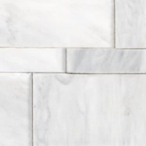 Bianco Venatino 6X24 Cubic Wall Panels Honed