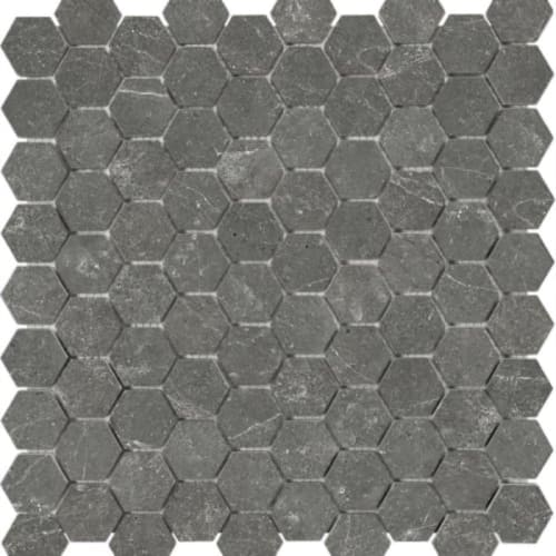 Stark Carbon by Anatolia - 1.25X1.25 Hexagon Polished Mosaics