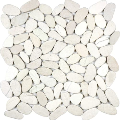 Zen by Anatolia - Serenity Ivory Flat Pebbles