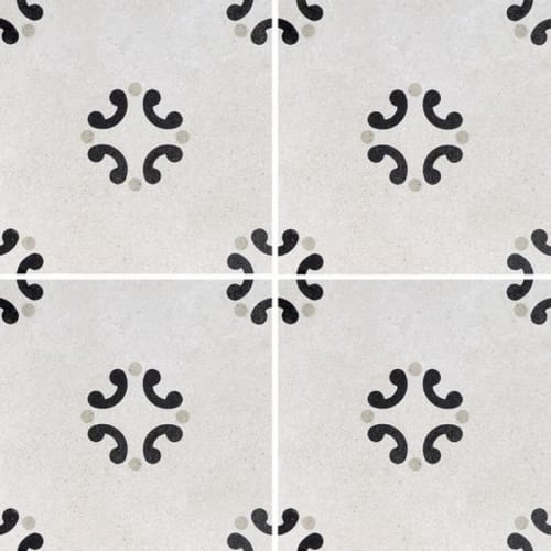 Cementine Black And White by Arizona Tile - B&W 3