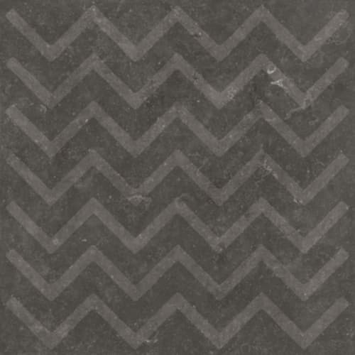 Bluerun by Florida Tile - Fossil Black-Deco-24X24