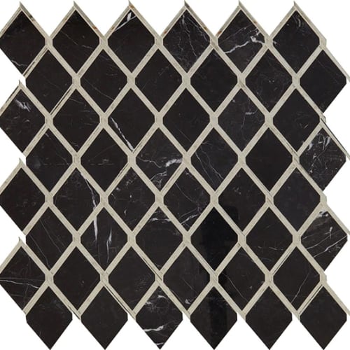 Nero Marquina /Antique Mirror Chain Link